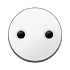 ⚇ Emoji Círculo blanco con dos puntos en Samsung One UI 4.0.