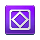 Emoji ⛋ Diamante bianco  nel quadrato su Samsung One UI 4.0.