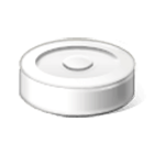 Emoji ⛀ Rotella bianca su Samsung One UI 4.0.