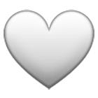 🤍 Emoji weißes Herz Samsung One UI 4.0.