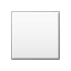 ◻️ Emoji mittelgroßes weißes Quadrat Samsung One UI 4.0.