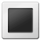 🔳 Emoji Botón Cuadrado Con Borde Blanco en Samsung One UI 4.0.