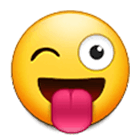 Emoji 😜 Faccina Che Fa L’occhiolino E Mostra La Lingua su Samsung One UI 4.0.