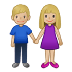 👫🏼 Emoji Mujer Y Hombre De La Mano: Tono De Piel Claro Medio en Samsung One UI 4.0.