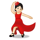 💃🏻 Emoji Mujer Bailando: Tono De Piel Claro en Samsung One UI 4.0.