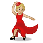 💃🏼 Emoji Mujer Bailando: Tono De Piel Claro Medio en Samsung One UI 4.0.