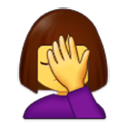 🤦‍♀️ Emoji Mulher Decepcionada na Samsung One UI 4.0.