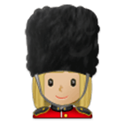 💂🏼‍♀️ Emoji Guardia Mujer: Tono De Piel Claro Medio en Samsung One UI 4.0.