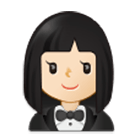 🤵🏻‍♀️ Emoji Mujer Con Esmoquin: Tono De Piel Claro en Samsung One UI 4.0.