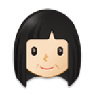 👩🏻 Emoji Mujer: Tono De Piel Claro en Samsung One UI 4.0.