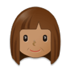👩🏽 Emoji Mujer: Tono De Piel Medio en Samsung One UI 4.0.
