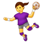 🤾‍♀️ Emoji Mujer Jugando Al Balonmano en Samsung One UI 4.0.