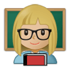 👩🏼‍🏫 Emoji Profesora: Tono De Piel Claro Medio en Samsung One UI 4.0.