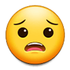 😟 Emoji Rosto Preocupado na Samsung One UI 4.0.