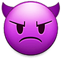 Emoji 👿 Faccina Arrabbiata Con Corna su Samsung One UI 5.0.