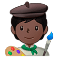 Emoji 🧑🏿‍🎨 Artista: Carnagione Scura su Samsung One UI 5.0.