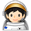 🧑🏻‍🚀 Emoji Astronauta: Tono De Piel Claro en Samsung One UI 5.0.