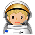 🧑🏼‍🚀 Emoji Astronauta: Tono De Piel Claro Medio en Samsung One UI 5.0.