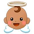 👼🏽 Emoji Bebê Anjo: Pele Morena na Samsung One UI 5.0.