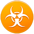 Émoji ☣️ Danger Biologique sur Samsung One UI 5.0.