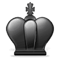 ♚ - Rei de xadrez preto, Número Unicode: U+265A 📖 Descubra o significado e  ✂ copie o símbolo (◕‿◕) SYMBL