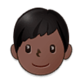 👦🏿 Emoji Niño: Tono De Piel Oscuro en Samsung One UI 5.0.