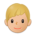 👦🏼 Emoji Niño: Tono De Piel Claro Medio en Samsung One UI 5.0.