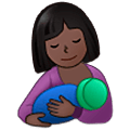 🤱🏿 Emoji Lactancia Materna: Tono De Piel Oscuro en Samsung One UI 5.0.