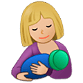 🤱🏼 Emoji Lactancia Materna: Tono De Piel Claro Medio en Samsung One UI 5.0.