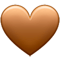 🤎 Emoji Corazón Marrón en Samsung One UI 5.0.