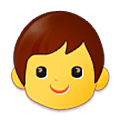 Émoji 🧒 Enfant sur Samsung One UI 5.0.
