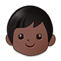 🧒🏿 Emoji Infante: Tono De Piel Oscuro en Samsung One UI 5.0.