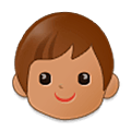 🧒🏽 Emoji Kind: mittlere Hautfarbe Samsung One UI 5.0.