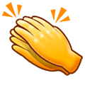 👏 Emoji Mãos Aplaudindo na Samsung One UI 5.0.