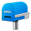 📪 Emoji geschlossener Briefkasten ohne Post Samsung One UI 5.0.