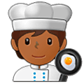 🧑🏾‍🍳 Emoji Cocinero: Tono De Piel Oscuro Medio en Samsung One UI 5.0.