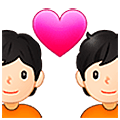 💑🏻 Emoji Pareja Enamorada, Tono De Piel Claro en Samsung One UI 5.0.