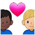 👨🏿‍❤️‍👨🏼 Emoji Pareja Enamorada - Hombre: Tono De Piel Oscuro, Hombre: Tono De Piel Claro Medio en Samsung One UI 5.0.
