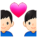 👨🏻‍❤️‍👨🏻 Emoji Pareja Enamorada - Hombre: Tono De Piel Claro, Hombre: Tono De Piel Claro en Samsung One UI 5.0.