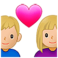 👨🏼‍❤️‍👩🏼 Emoji Pareja Enamorada - Hombre: Tono De Piel Claro Medio, Mujer: Tono De Piel Claro Medio en Samsung One UI 5.0.