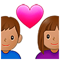 👨🏽‍❤️‍👩🏽 Emoji Liebespaar - Mann: mittlere Hautfarbe, Frau: mittlere Hautfarbe Samsung One UI 5.0.