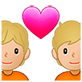 Émoji 💑🏼 Couple Avec Cœur, Peau Moyennement Claire sur Samsung One UI 5.0.