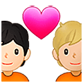 Émoji 🧑🏻‍❤️‍🧑🏼 Couple Avec Cœur: Personne, Personne, Peau Claire, Peau Moyennement Claire sur Samsung One UI 5.0.