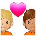 Émoji 🧑🏼‍❤️‍🧑🏽 Couple Avec Cœur: Personne, Personne, Peau Moyennement Claire, Peau Légèrement Mate sur Samsung One UI 5.0.