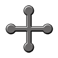 Emoji 🕂 Croce Pommi su Samsung One UI 5.0.