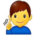 Emoji 🧏‍♂️ Uomo Con Problemi Di Udito su Samsung One UI 5.0.