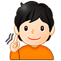 Emoji 🧏🏻 Persona Con Problemi Di Udito: Carnagione Chiara su Samsung One UI 5.0.