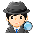 Emoji 🕵🏻 Detective: Carnagione Chiara su Samsung One UI 5.0.