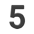 Emoji 5️ Cifra cinque su Samsung One UI 5.0.