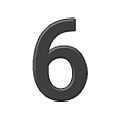 6️ Emoji Numero seis en Samsung One UI 5.0.